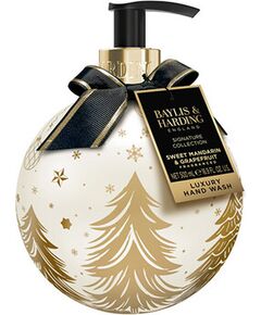 Baylis & Harding Luxury Hand Wash ( Sweet Mandarin & Grapefruit ) - Tekuté mýdlo ve vánoční baňce 500ml Духи и косметика