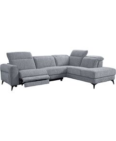 Corner sofa LUISA RC, electric recliner, grey Новинки Для дома и сада 