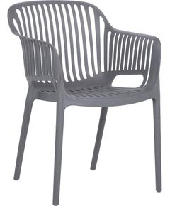 Chair POPPY grey plastic Dārza galdi