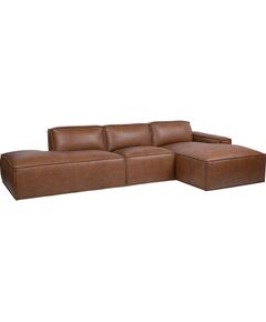 Corner sofa BURTON RC brown leather Новинки Для дома и сада 