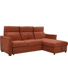 Corner sofa bed SCALA rusty brown Новинки Для дома и сада 