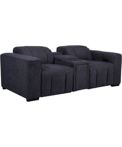 Sofa HUB 2-seater electric recliner, dark blue Новинки Для дома и сада 