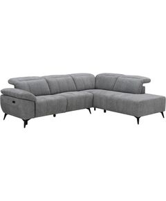 Corner sofa HAMID RC, electric recliner, grey Новинки Для дома и сада 