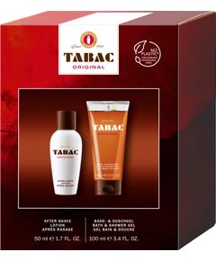 Set Tabac: Original, Cleansing, Shower Gel, All Over Body, All Skin Types, 100 ml + Original, Refreshing, After-Shave Lotion, 50 ml Косметика для тела