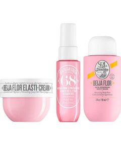 Set Sol de Janeiro: Beija Flor, Regenerating, Body Wash, 90 ml + Beija Flor, Elasticity, Cream, For Face, 50 ml + Brazilian Crush Cheirosa '68, Scented Spray, For Women, 30 ml Dāvanu komplekti