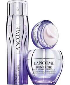 Set Lancome: Renergie HPN 300-Peptide, Anti-Aging, Cream, For Face, 50 ml + Renergie Yeux, Firming & Anti-Aging, Day & Night, Eye Cream, 20 ml + Renergie H.C.F., Hyaluronic Acid, Anti Aging, Daily, Local Treatment Serum, For Face & Neck, 50 ml Ķermeņa kosmētika