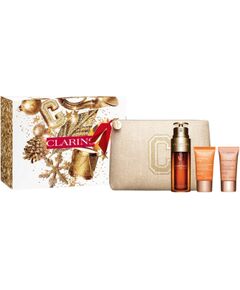 Set Clarins: Double Serum, Anti-Aging, Concentrate, For Face, 50 ml + Extra-Firming Energy, Anti-Wrinkle, Day, Cream, For Face, 15 ml + Double Eye, Anti-Ageing, Eye Serum, 0.9 ml *Sample Косметика для тела