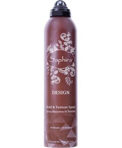 Saphira, Design, Hair Spray, For Hold & Texture, 221 ml Matu kopšana