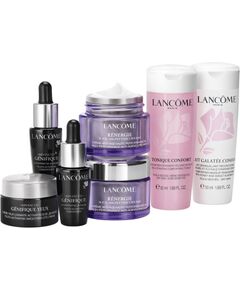 Set Lancome: Renergie HPN 300-Peptide, Anti-Aging, Daily, Cream, For Face, 2 pcs, 15 ml + Advanced Genifique, Anti-Aging, Serum, For Face, 2 pcs, 7 ml *Miniature + Advanced Genifique, Hydration, Eye Cream, 5 ml + Galatée Confort, Free of allergens, Makeup Косметика для тела