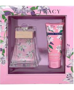 Set Ellen Tracy: Pink Sparkling, Eau De Parfum, For Women, 100 ml + Pink Sparkling, Hydrating, Body Lotion, 100 ml Dāvanu komplekti