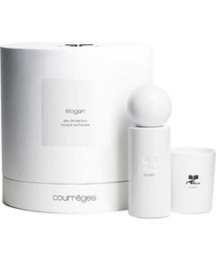Andre Courreges Set Courreges: Slogan, Eau De Parfum, Unisex, 100 ml + Slogan, Scented Candle, 75 g Парфюмерные наборы