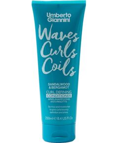 Umberto Giannini, Waves Curls Coils, Hair Conditioner, Hydrating & Defrizzing & Detangling, 250 ml Matu kopšana