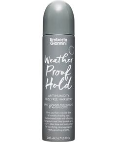 Umberto Giannini, Weather Proof Hold, Hair Spray, Frizz Control & Hold, Strong, 200 ml Matu kopšana