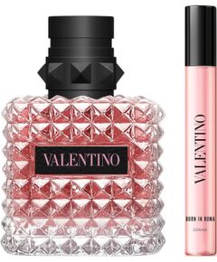 Set Valentino: Born In Roma Donna, Eau De Parfum, For Women, 100 ml + Born In Roma Donna, Eau De Parfum, For Women, 15 ml Dāvanu komplekti