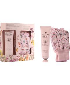 Set The Luxury Bathing Company: Wildflowers, Moisturizing, Hand Cream, 100 ml + Wildflowers, Gloves & Mittens 2 pcs Ķermeņa kosmētika