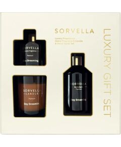 Set Sorvella: Day Dreaming, Citrus, Scented Candle, 170 g + Day Dreaming, Citrus, Room Spray, 250 ml + Day Dreaming, Fragrance Sticks, Aroma Reed Diffuser, 120 ml Dāvanu komplekti