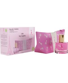 Set Sophie la Girafe: Oh! My Sophie, Eau De Toilette, For Women, 50 ml + Sophie La Girafe, Travel, GWP Textile Pouch, Pink Dāvanu komplekti