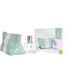 Set Sophie la Girafe: Ma Petite Cologne, Eau De Cologne, Unisex, 50 ml + Sophie La Girafe, Travel, GWP Textile Pouch, Light Blue Dāvanu komplekti