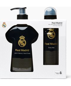 Set Real Madrid: Real Madrid, Liquid Soap, For Hands, 400 ml + Real Madrid, Scented Spray, For Men, 180 ml Косметика для тела