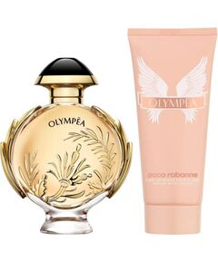 Set Paco Rabanne: Olympea Solar, Eau De Parfum, For Women, 80 ml + Olympea Solar, Hydrating, Body Lotion, 100 ml Dāvanu komplekti