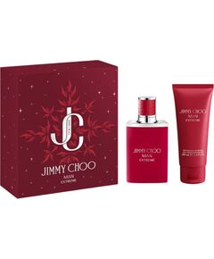 Set Jimmy Choo: Man Extreme, Eau De Parfum, For Men, 50 ml + Man Extreme, Shower Gel, For Hair & Body, For All Skin Types, 100 ml Парфюмерные наборы
