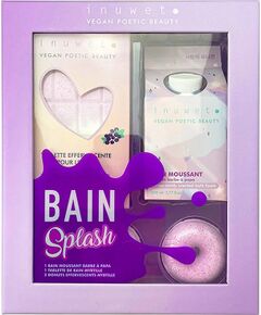 Set Inuwet: Cotton Candy, Cleansing, Shower Mousse, 230 ml + Blueberry, Bath Bomb, 200 g + Donut, Bath Bomb, 2 pcs, 30 g Парфюмерные наборы