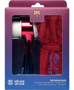 Set FC Barcelona: FC Barcelona, Facial Cleansing Brush + FC Barcelona, None, None, Headbands, Red, None Косметика для тела