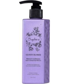 Saphira, Glossy Blonde, Hair Conditioner, Hydrating & Color Protecting, 1000 ml Matu kopšana