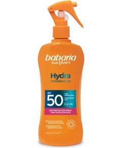 Babaria, Hydra Fotoprotector, Hydrating & Protecting, Sunscreen Spray, SPF 50, 200 ml Ķermeņa kosmētika