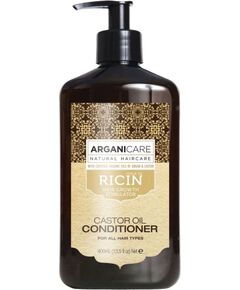 Arganicare, Ricin, Hair Conditioner, For Growth Stimulation, 400 ml Matu kopšana