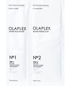 Stand Alone Set Olaplex: No.1 Bond Multiplier, Hair Lotion Treatment, Bond Repair, 15 ml + No.2 Bond Perfector, Hair Cream Treatment, 30 ml Уход за волосами