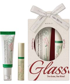 Set Axis-Y: Vegan Collagen, Anti-Wrinkle, Eye Serum, 10 ml + Dark Spot Correcting Glow, Anti-Dark Spots, Serum, For Face, 50 ml Ķermeņa kosmētika
