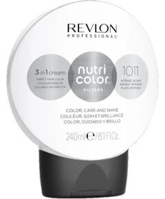Revlon, Nutri Color Filters, Semi-Permanent Hair Dye, 1011 Intense Silver, 240 ml Уход за волосами