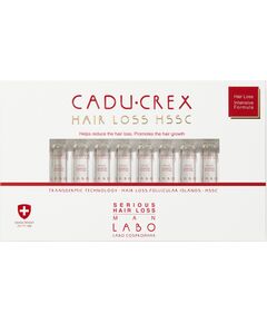 Labo, Cadu-Crex Severe Stage, Anti-Hair Loss, Ampoules Treatment Serum, For Scalp, For Men, 40 pcs, 3.5 ml Sejas kopšana