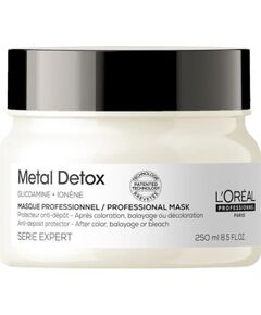 L'Oreal Professionnel, Serie Expert Metal Detox, Glicoamine + Ionene, Hair Treatment Cream Mask, Anti-Deposit Protector, 250 ml Matu kopšana