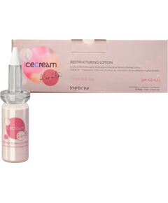 Inebrya, Ice Cream Keratin, Hair Lotion Treatment, Intensive repair, 12 pcs, 11 ml Matu kopšana