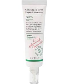Axis-Y, Complete No-Stress, Sun Protection, Sunscreen Cream, For Face, SPF 50+, 50 ml Ķermeņa kosmētika
