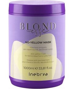 Inebrya, Blondesse No-Yellow, Hair Treatment Cream Mask, Neutralize yellow tones, 1000 ml Уход за волосами