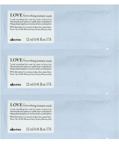 Davines, Love Smoothing, Hair Treatment Cream Mask, 12 pcs, 12 ml Matu kopšana