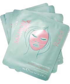 Rodial, Salmon DNA Hydrogel Face Mask, Hydrating, Gel Mask, For Face, 4 pcs, 34 g Sejas kopšana