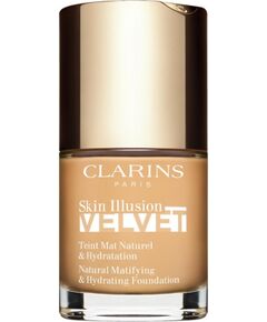 Clarins, Skin Illusion Velvet Foundation, Matte, Liquid Foundation, 105.5W, 30 ml Dekoratīvā kosmētika