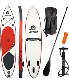 ZESTAW - DESKA SUP DMUCHANA 145KG 320X81X15CM ENERO Sup dēļi