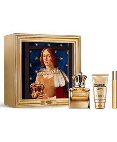 Jean Paul Gaultier Scandal Absolu Pour Homme Dárková sada Parfum 100 ml, miniaturka EDP 10 ml a sprchový gel 75 ml 100ml Dāvanu komplekti