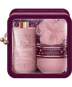 Baylis & Harding Body Care Duo Cosmetic Box ( Wild Cherry & Vanilla ) - Dárková sada péče o tělo v taštičce ( 3 ks ) Духи и косметика