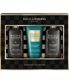 Baylis & Harding Men Shower Trio ( Black Pepper & Ginseng ) - Dárková sada péče o tělo ( 3 ks ) Духи и косметика