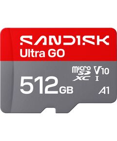 SanDisk Ultra GO MicroSDXC 512 GB Class 10 UHS-I/U1 A1 V10 (SDSQUGN-512G-GN6MN) Новинки Компьютерная техника