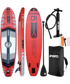 Enero Zestaw deska SUP 150kg dmuchana enero 320x81x15cm shark Jaunumi - Sports