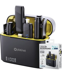 PLATINET WIRELESS LAVALIER MICROPHONE  DOUBLE SET [46294] Jaunumi - Datori