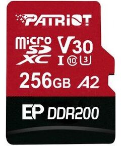PATRIOT MEMORY Micro SDXC DDR200 with A+C card reader 256GB UHS-I U3/A2/C10/V30 Jaunumi - Datori
