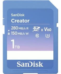 SanDisk Creator SDXC 1 TB Class 10 UHS-II/U3 V60 (SDSDXEP-1T00-GNCIS) Новинки Компьютерная техника